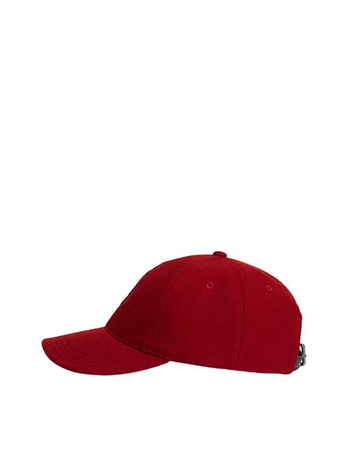 Cappello da baseball in pura lana con stemma Tommy Hilfiger | AM0AM13827XIT
